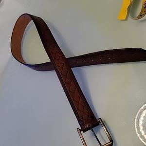 full grain Steer hide men's belt 36